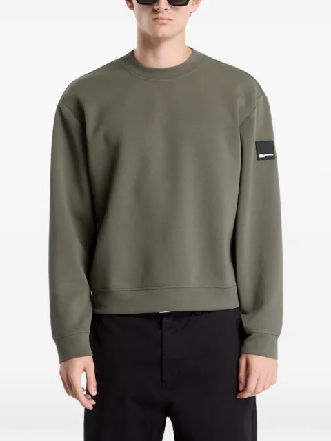 Karl Lagerfeld Jeans long-sleeve logo-patch sweatshirt