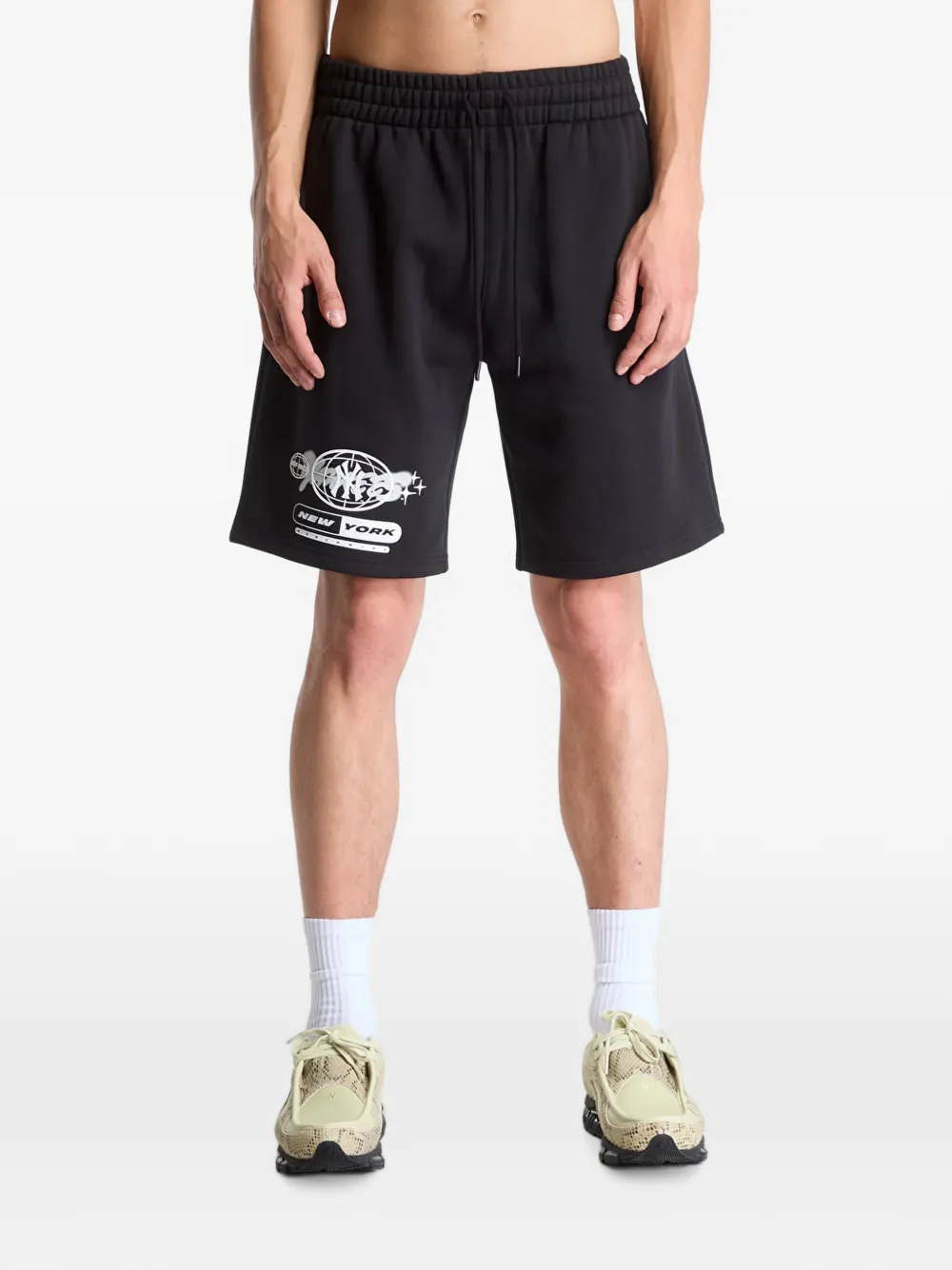 NEW ERA CAP Shorts New York Yankees con stampa grafica - Nero