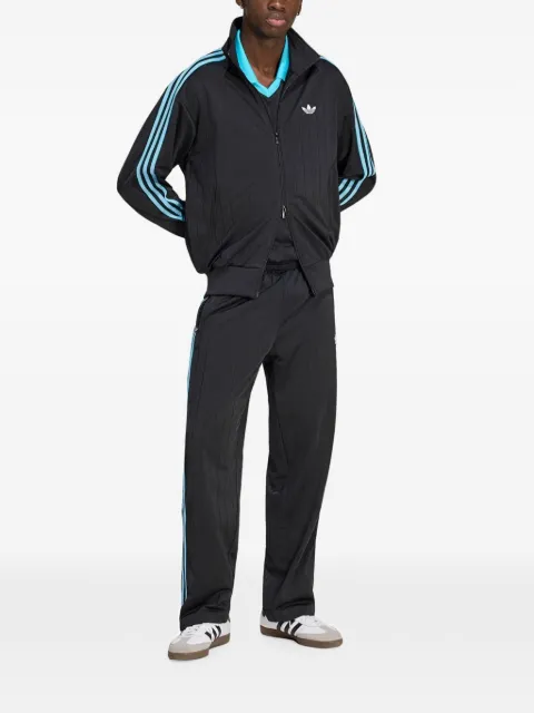 adidas Firebird stripe-detail zip-up sweatshirt