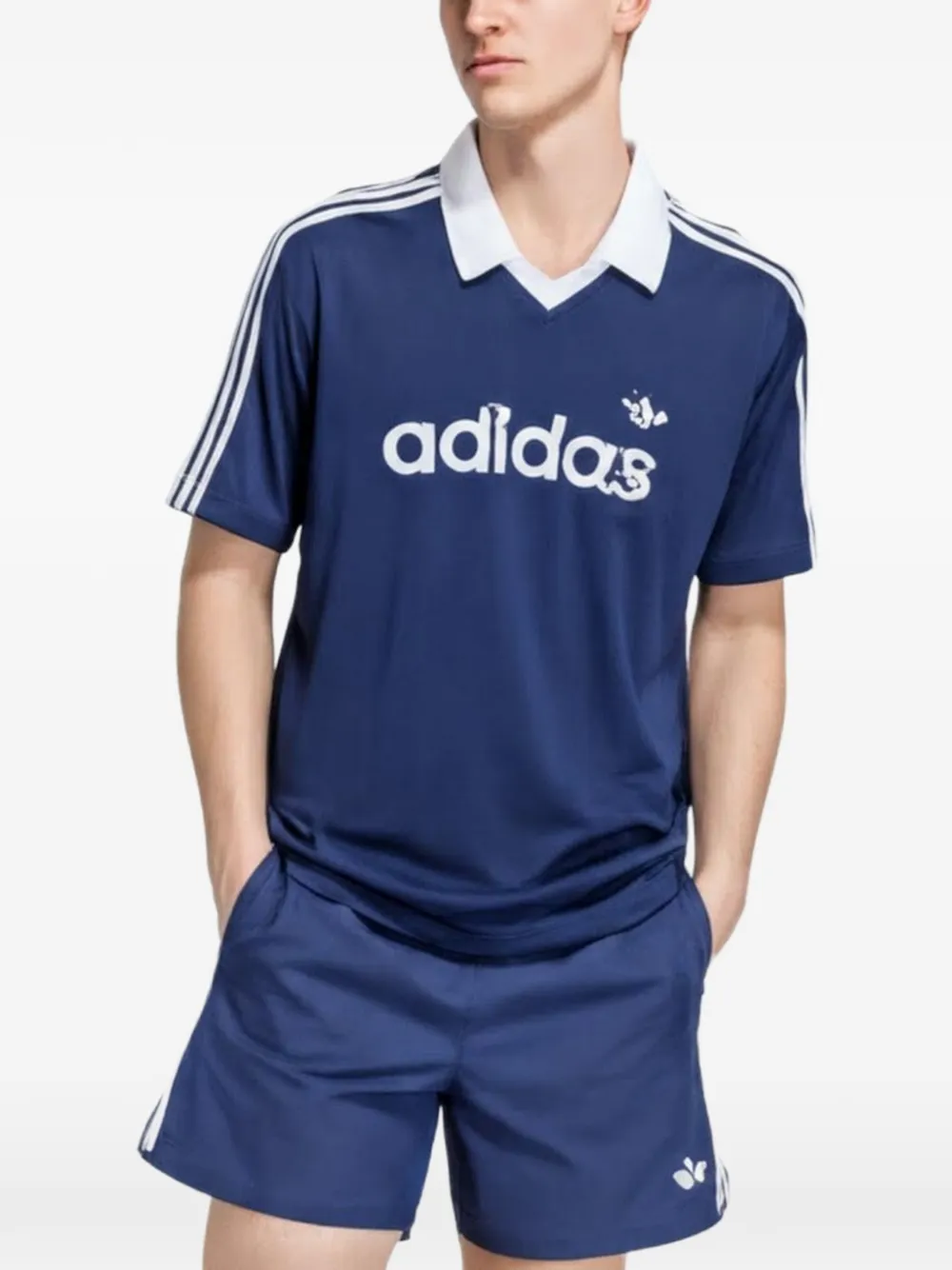 adidas drop-needle jersey Blauw