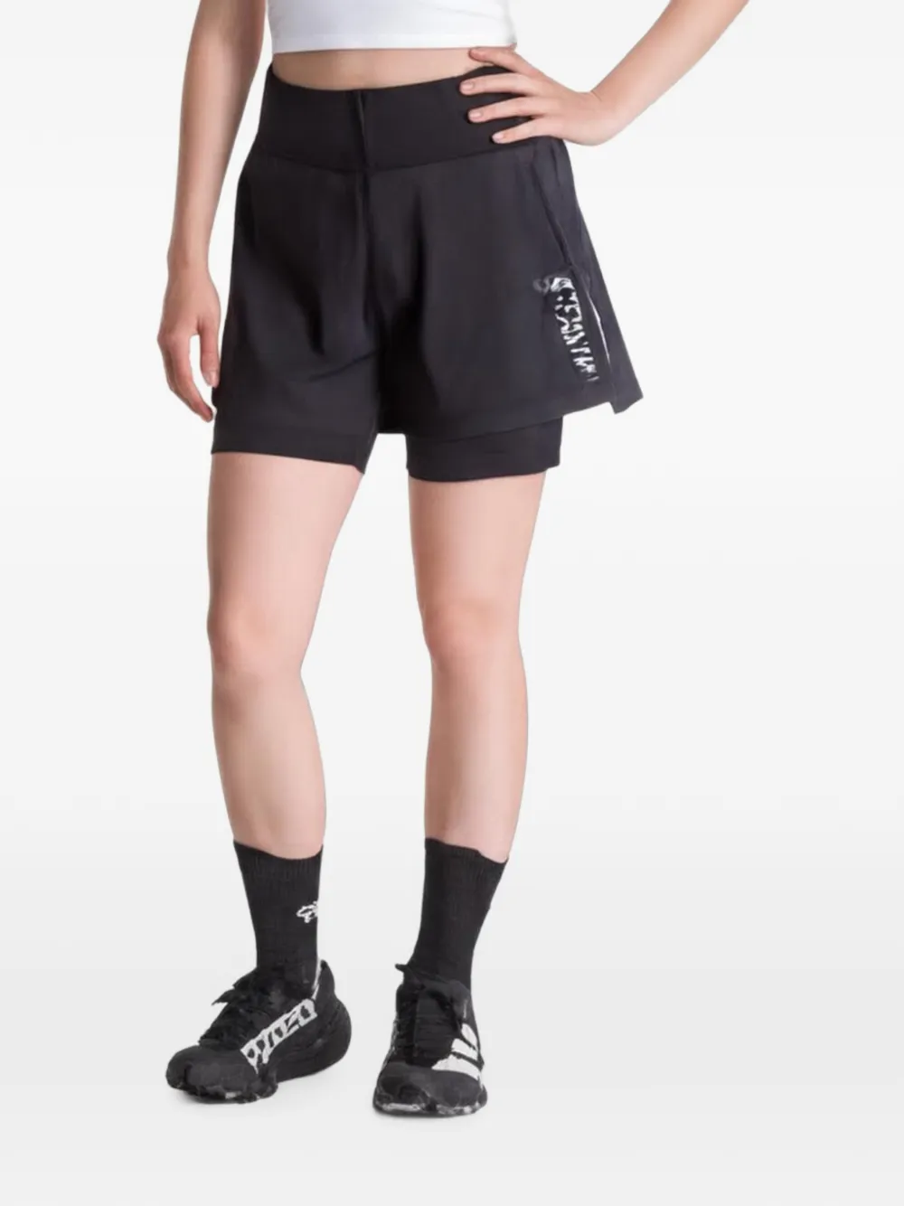 adidas Terrex Stargazer gelaagde shorts Zwart