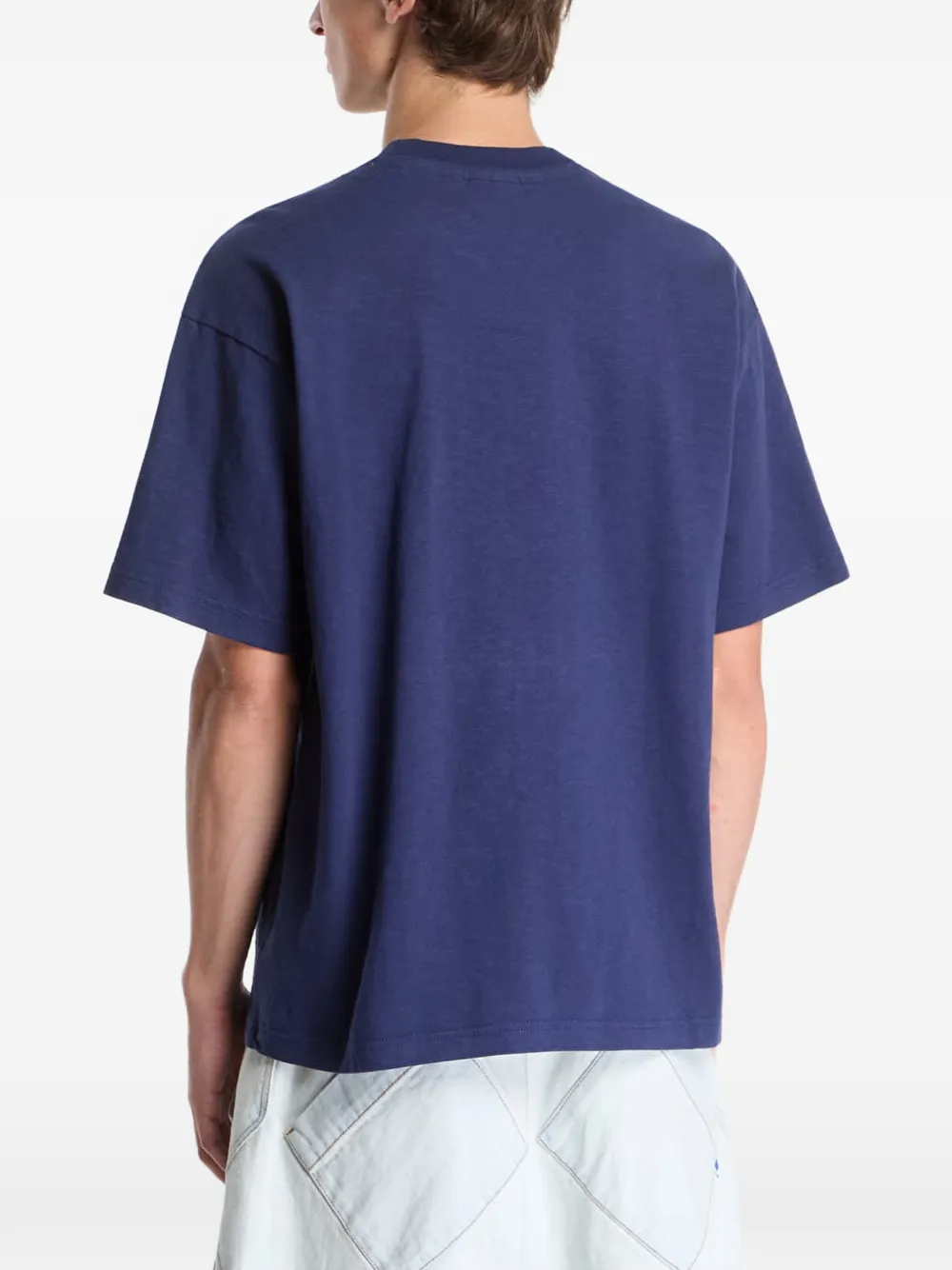 Napapijri Trahus T-shirt met grafische patch Blauw