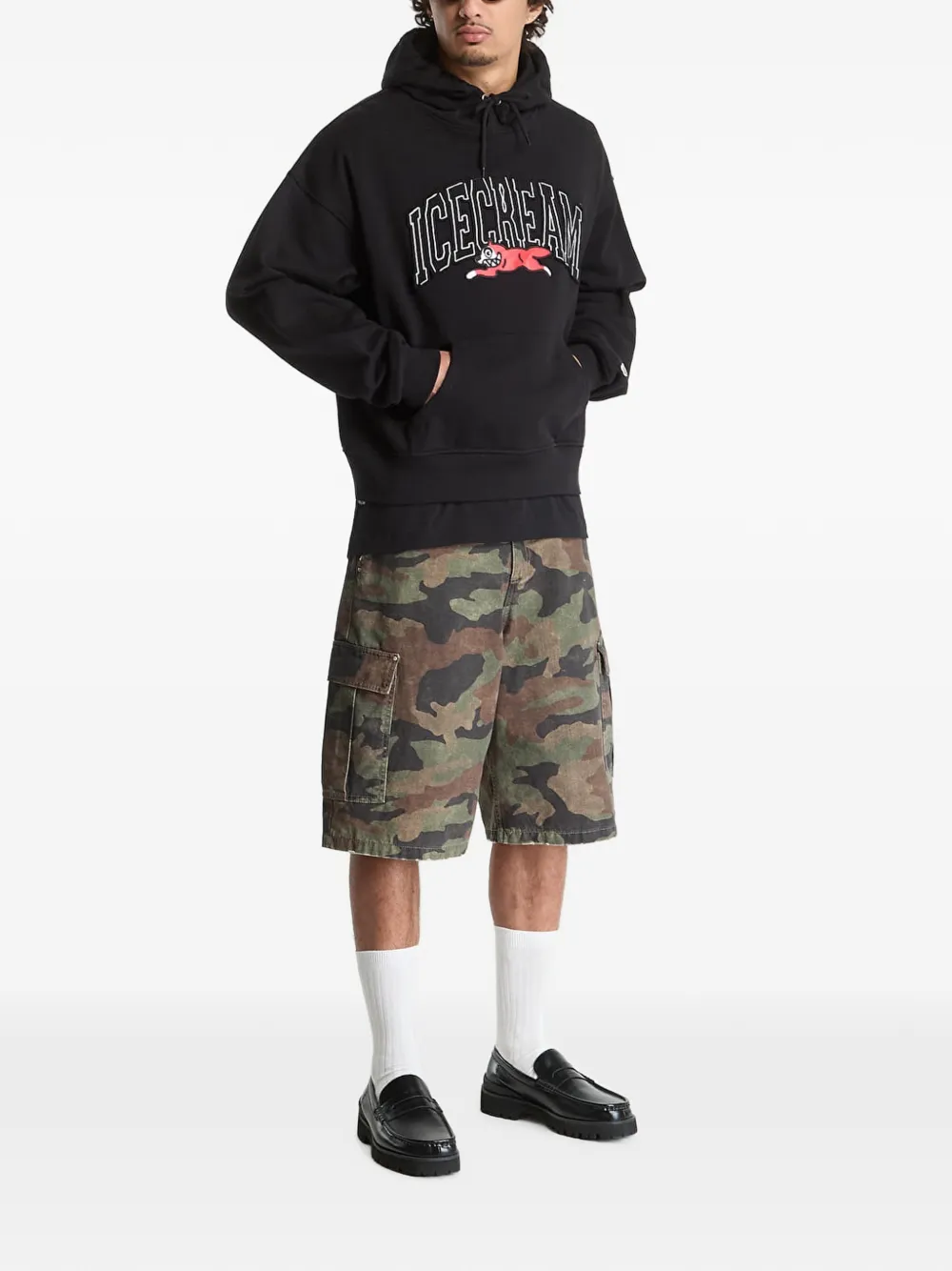 Billionaire Boys Club - Ice Cream College-appliqué hoodie - Nero