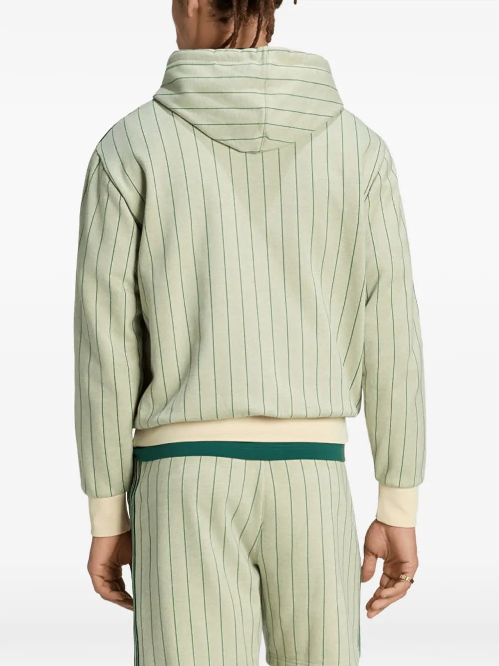 adidas Pinstripes hoodie Beige