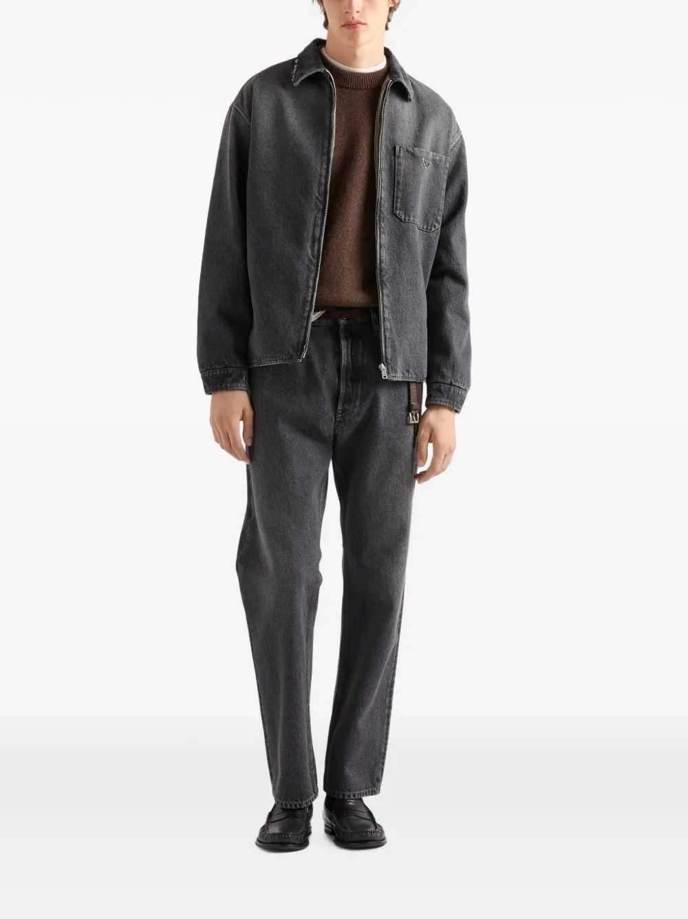 Prada Denim overhemd Zwart