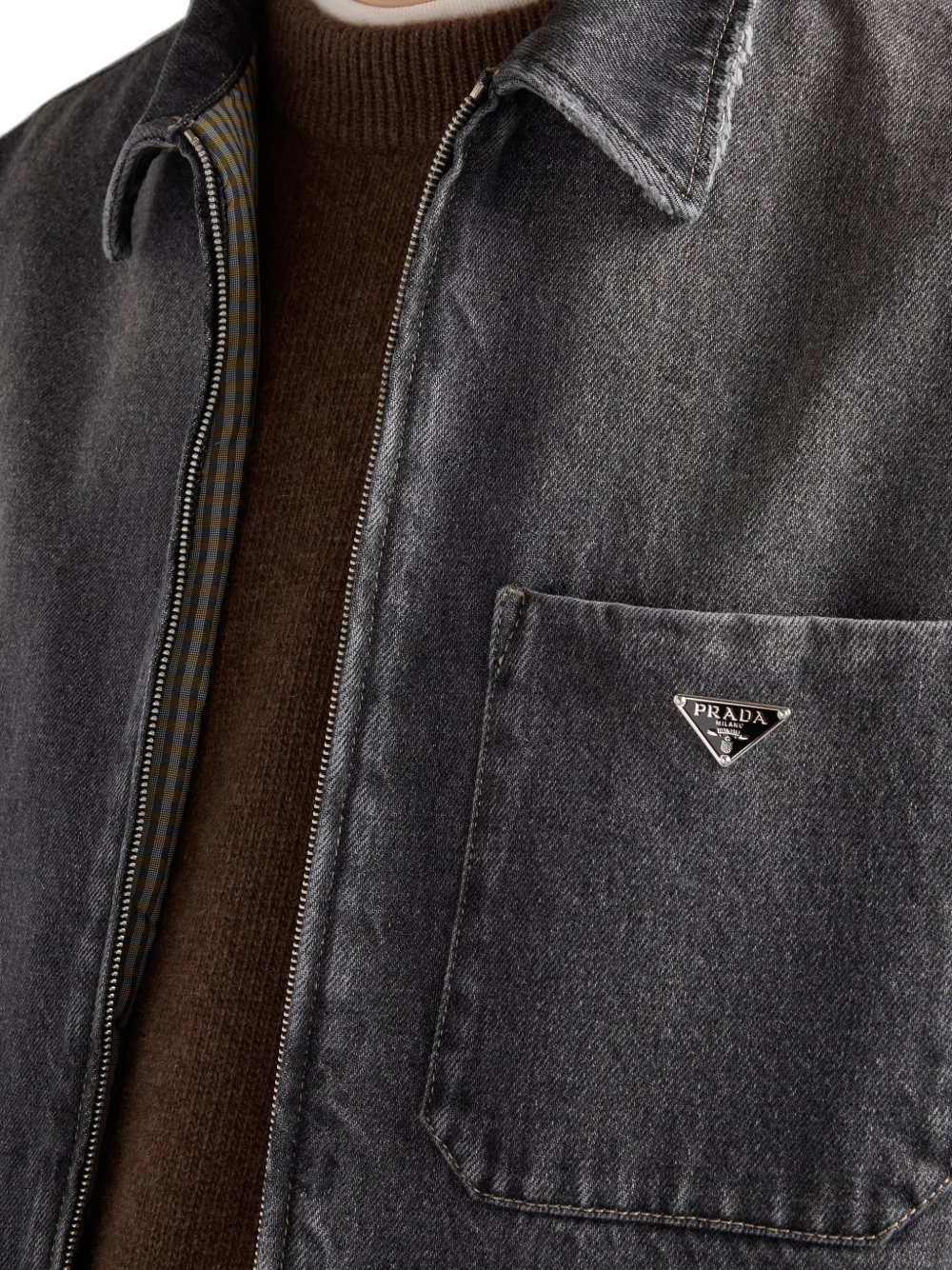 Prada Denim overhemd Zwart