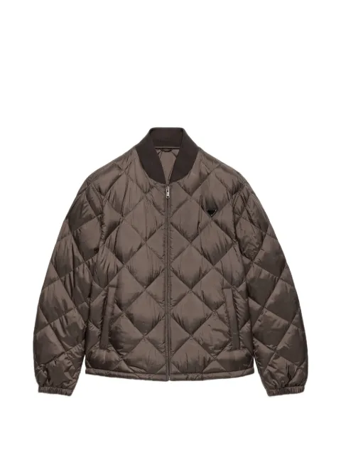 Prada short technical-fabric down jacket