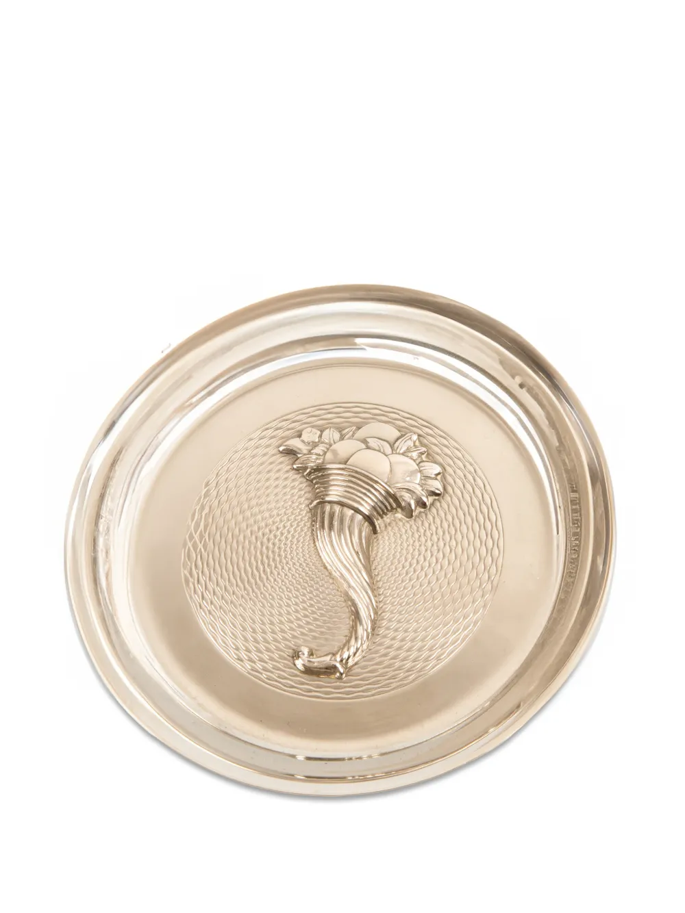 Hermès Pre-Owned 1950s cornucopia-detail organizer plate - Argento
