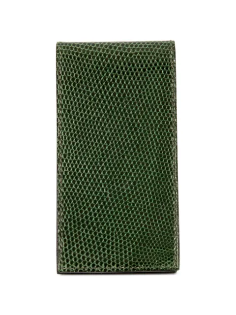 Hermès Pre-Owned 2000s lizard-effect leather note case