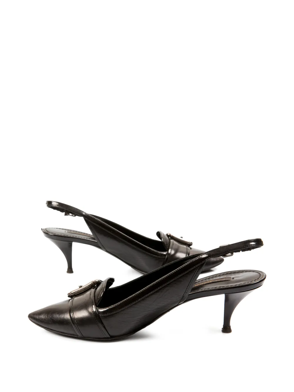 Louis Vuitton Pre-Owned 2000s Slingback-Pumps - Schwarz