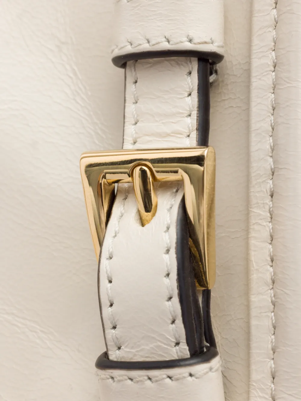 Prada Bonnie kleine leren handtas Wit