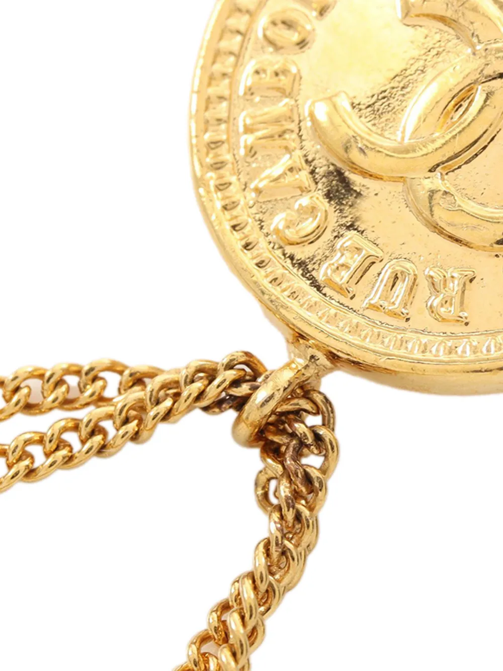 CHANEL Pre-Owned 1980-1990 ココマーク ゴールドプレーテッド