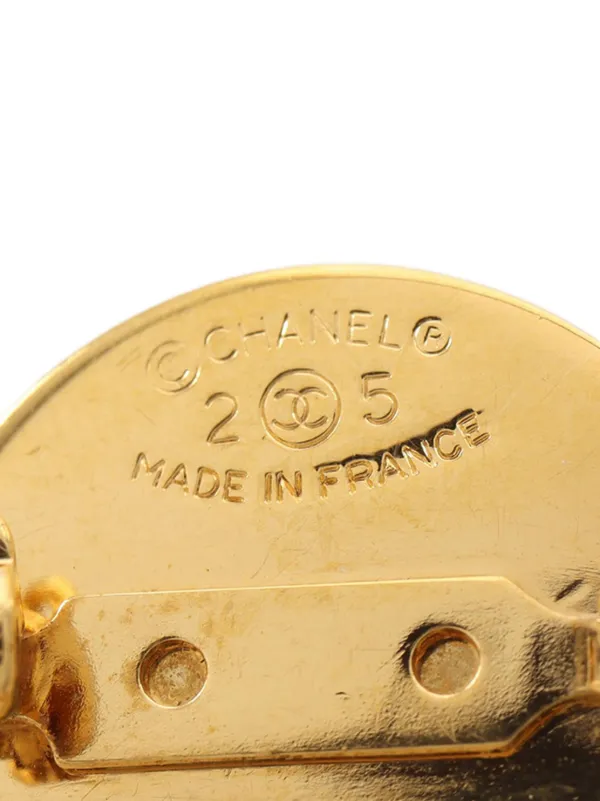 CHANEL Pre-Owned 1980-1990 ココマーク ゴールドプレーテッド