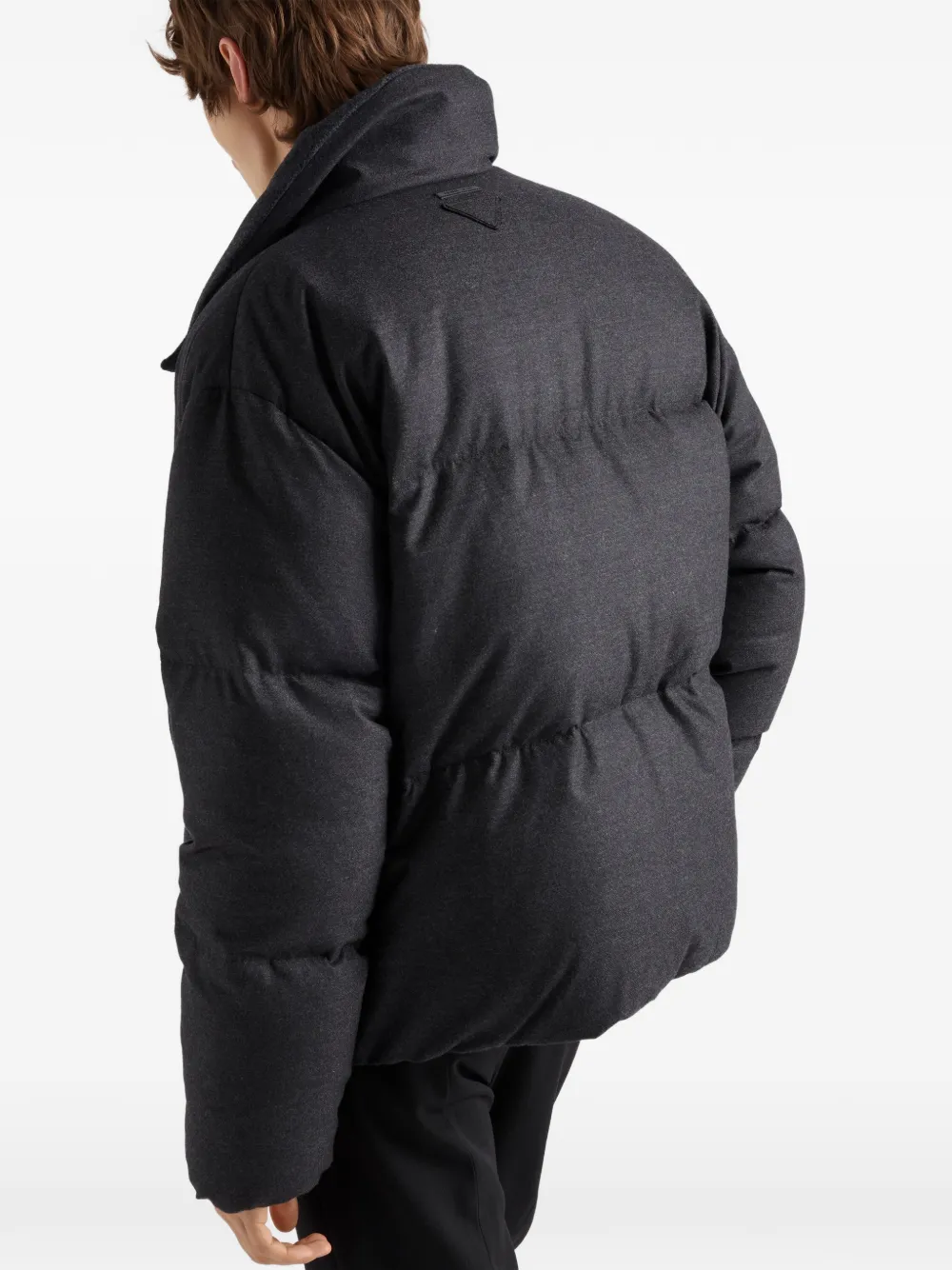 Prada Kasjmier donsjack Grijs