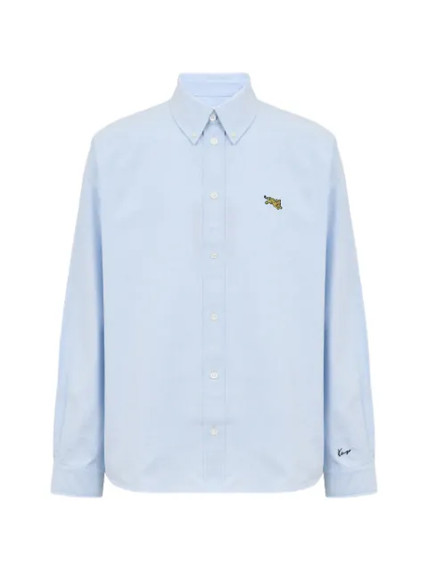 Kenzo tiger-patch oxford shirt