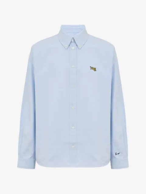 Kenzo tiger-patch oxford shirt