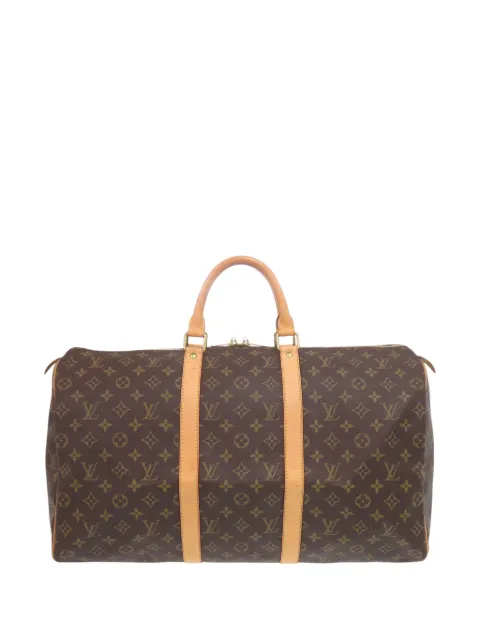 Louis Vuitton Pre-Owned bolso de viaje Keepall 55 Monogram 2002