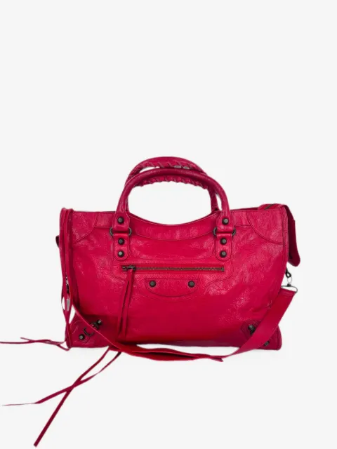 Balenciaga Pre-Owned Motorcycle City leather tote bag