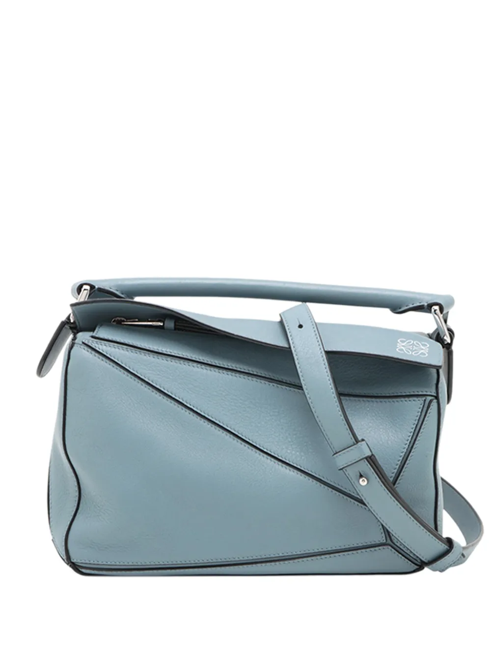 Loewe Pre-Owned 2010-2026 Small Calfskin Puzzle satchel - Blau