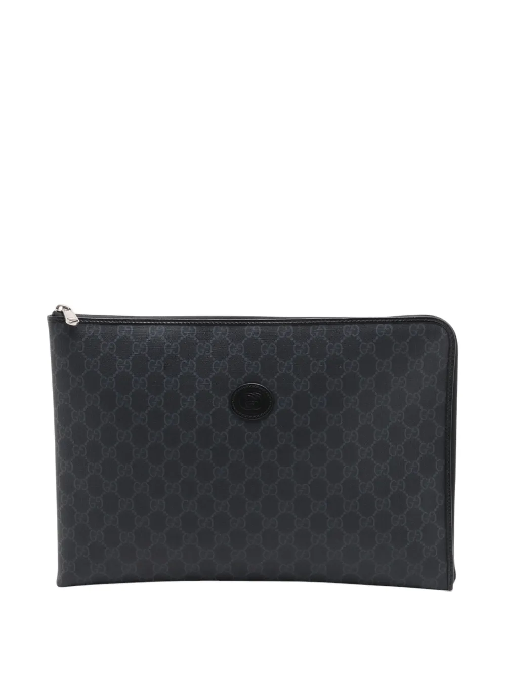 Gucci Pre-Owned 2016-2026 GG Supreme clutch bag - Schwarz