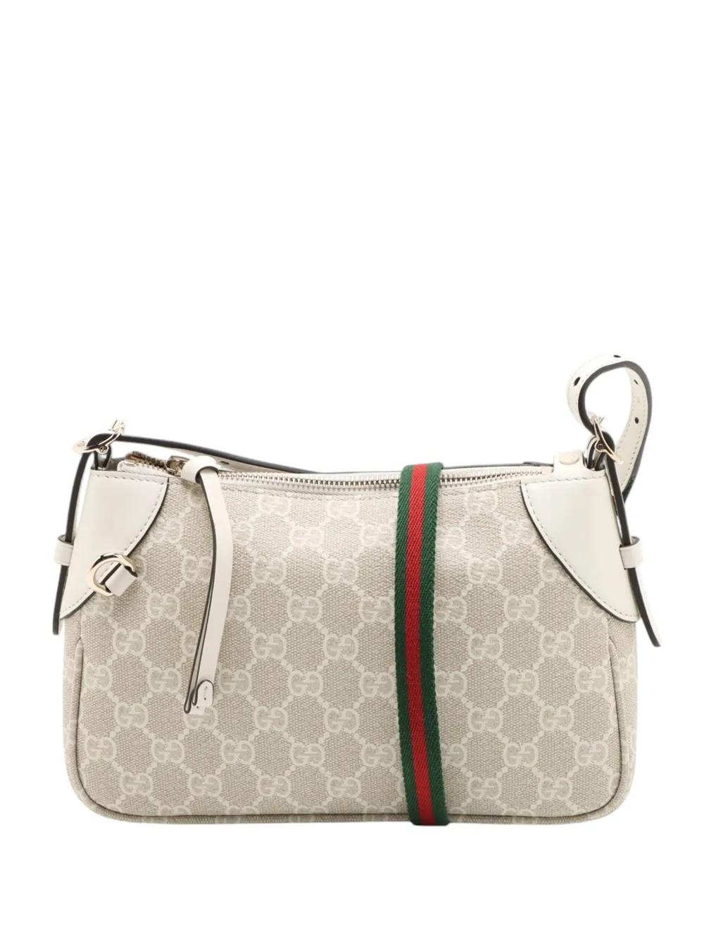 Gucci Pre-Owned 2000-2015 GG Supreme Web satchel - Nude