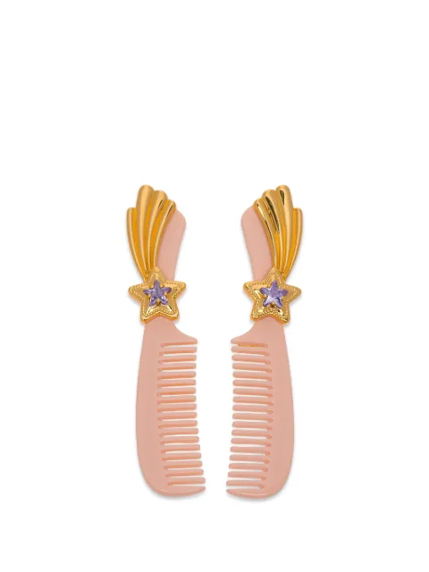 Ashley Williams star-detail comb earrings