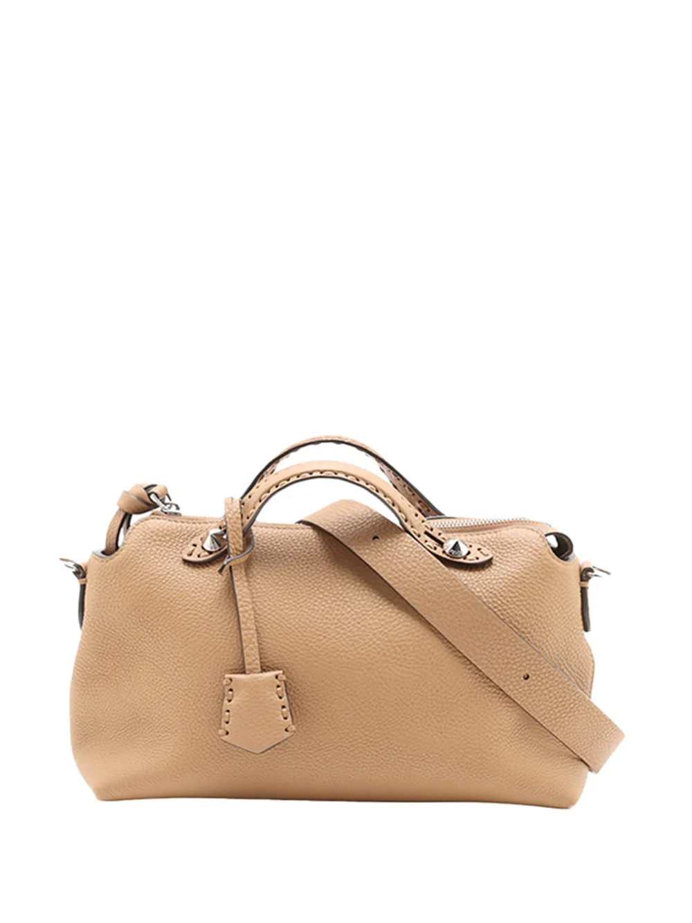 Fendi Pre-Owned 2014-2026 Medium Leather Selleria By The Way satchel - Braun