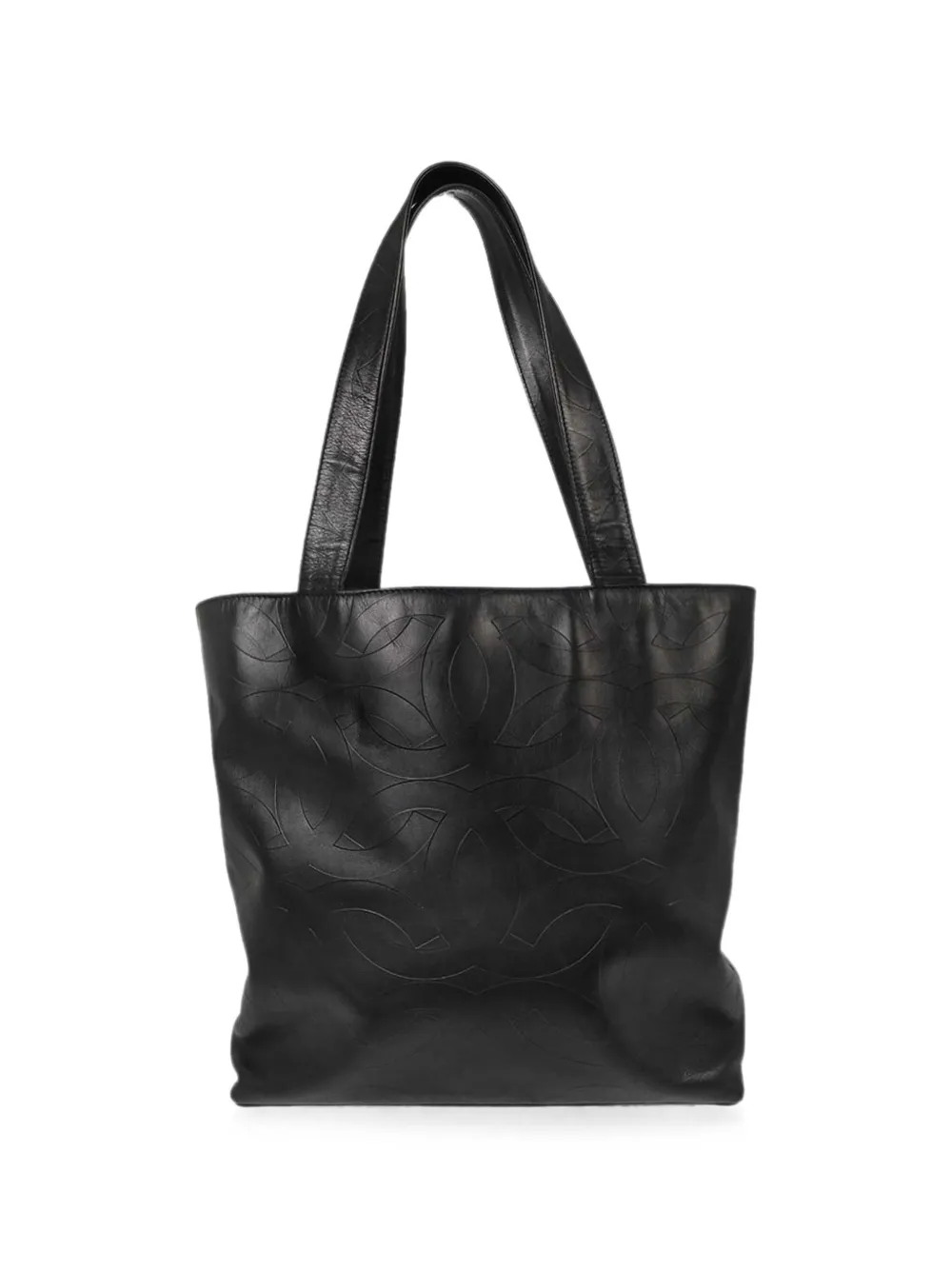 CHANEL Pre-Owned 2000 CC debossed tote bag - Schwarz