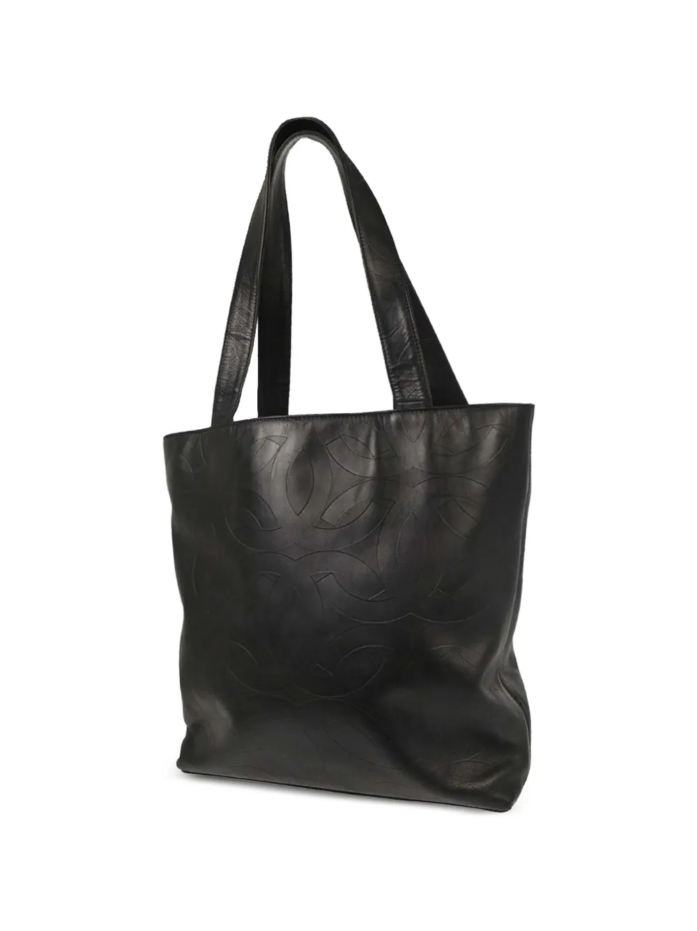 CHANEL Pre-Owned 2000 CC debossed tote bag - Nero