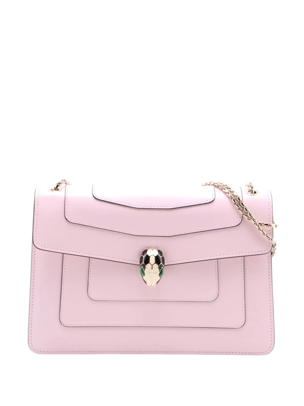 Bvlgari Pre-Owned 2012-2026 Medium Calfskin Serpenti Forever shoulder bag - Rosa
