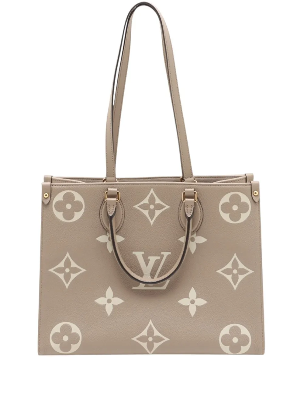 Louis Vuitton Pre-Owned 2020-2026 Bicolor Monogram Empreinte Giant Onthego MM satchel - Nude