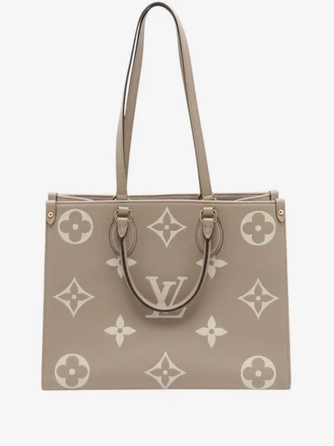 Louis Vuitton Pre-Owned 2020-2026 Bicolor Monogram Empreinte Giant Onthego MM satchel
