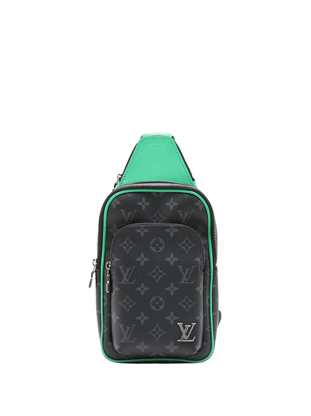 Louis Vuitton Pre-Owned 2021-2026 Monogram Eclipse Avenue Sling Bag PM crossbody bag - Schwarz