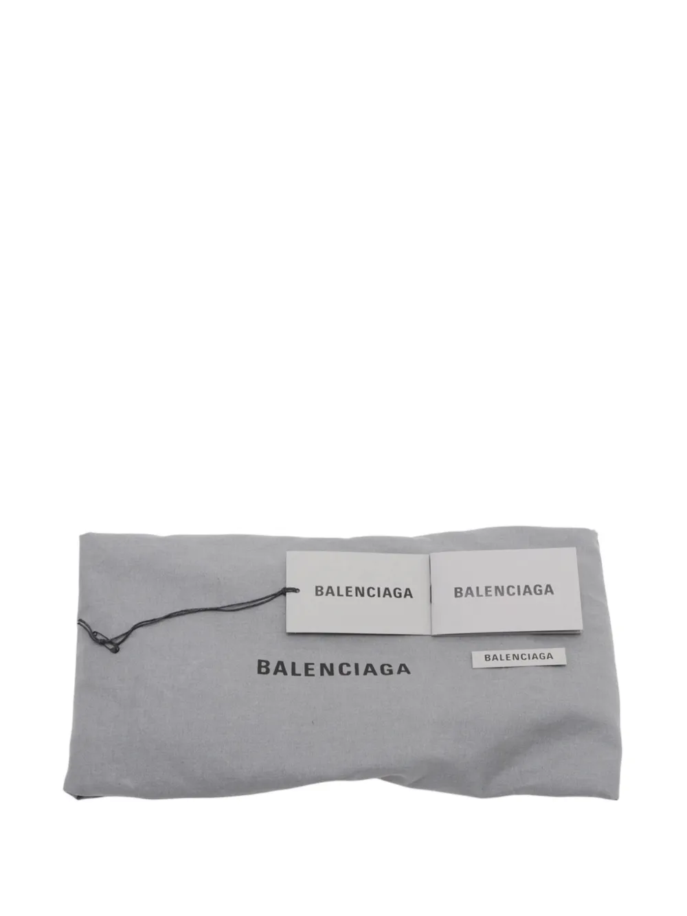 Balenciaga Pre-Owned 2010-2026 XS Faux Leather Bistro Basket Bag satchel - Schwarz