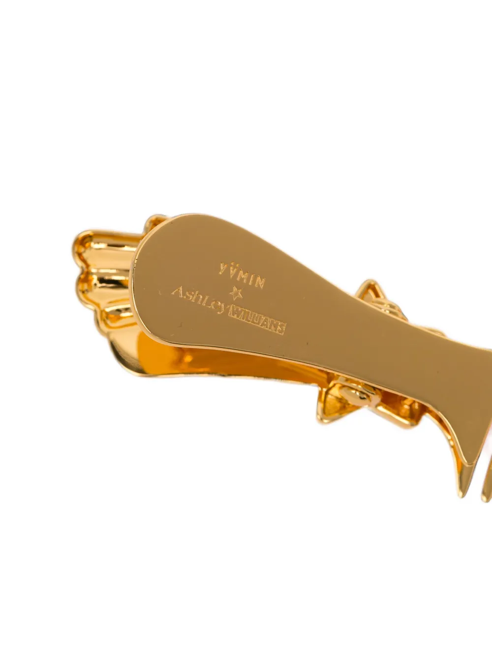 ⭐︎ 希少　⭐︎ ashleywilliams ヘアピン　ヘアクリップ Ashley Williams crystal-embellished Hair Clip | Gold | FARFETCH
