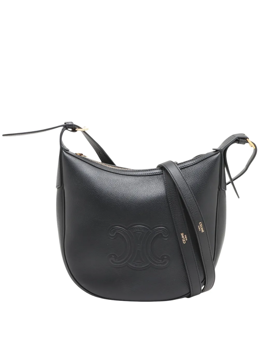 Celine Pre-Owned 2020-2026 Medium Supple Grained Calfskin Heloise shoulder bag - Schwarz
