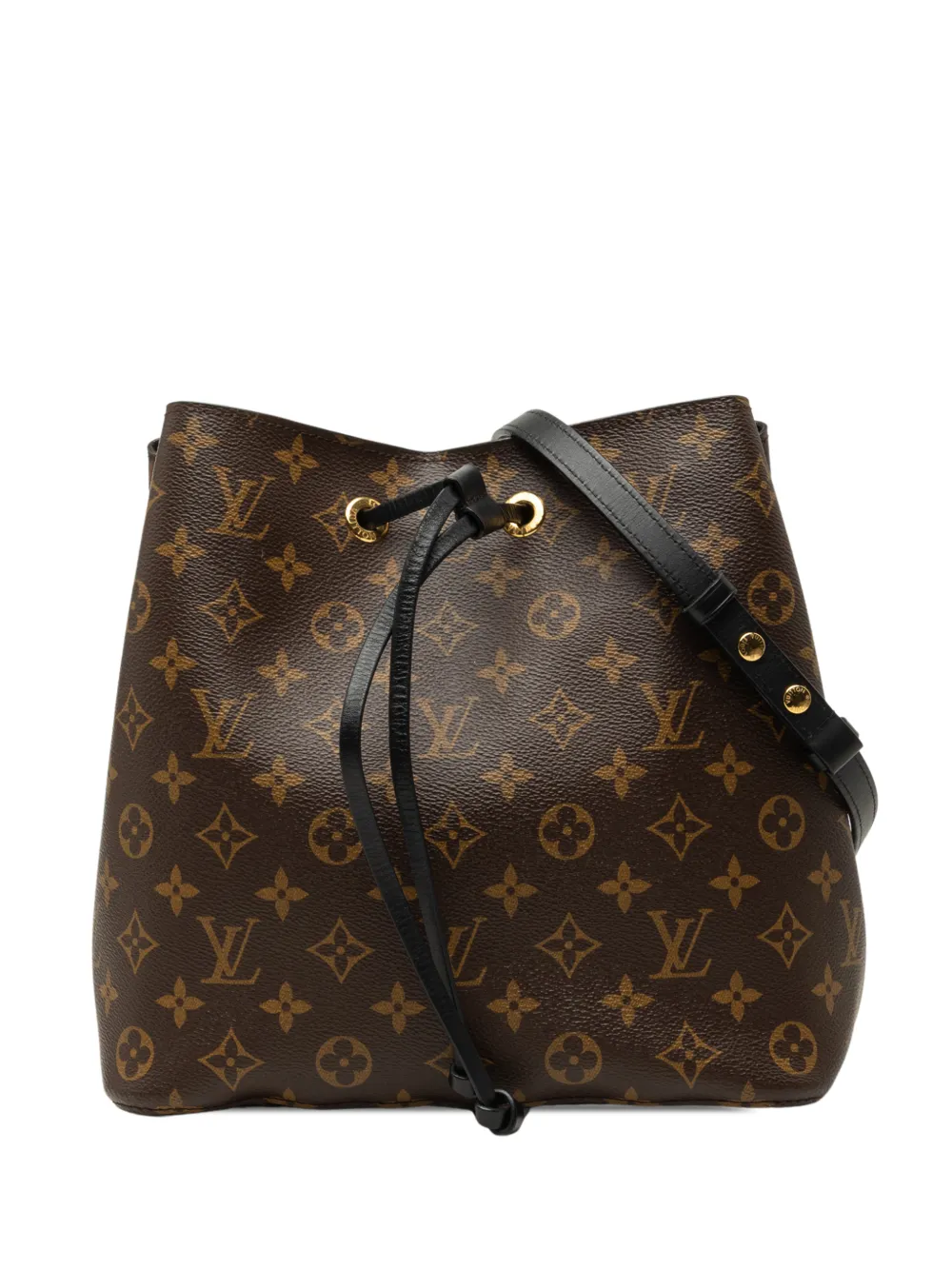 Louis Vuitton Pre-Owned 2019 Monogram Neonoe MM bucket bag - Marrone