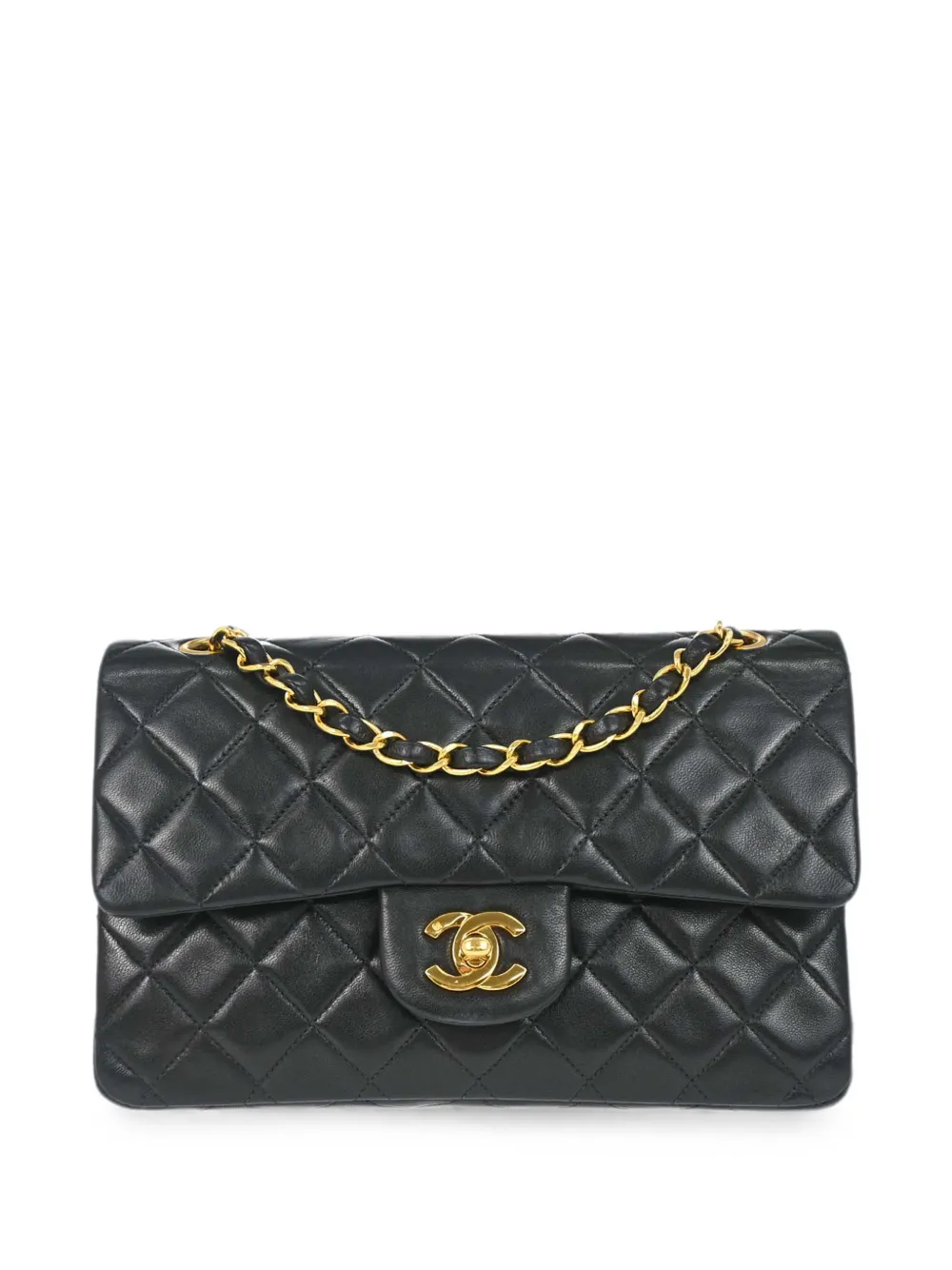 CHANEL Pre-Owned 1996-1997 small Classic Double Flap shoulder bag - Schwarz