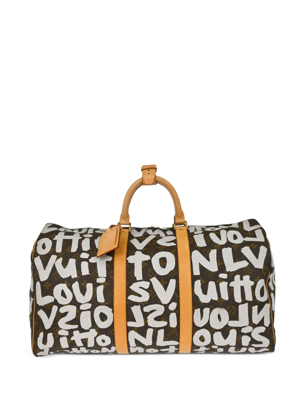 Louis Vuitton Pre-Owned 2001 Graffiti Keepall 50 tote bag - Marrone