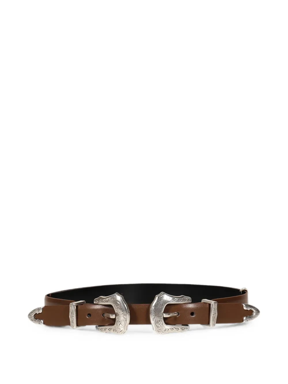 TOGA TOO western-style double-buckle Belt | Brown | FARFETCH