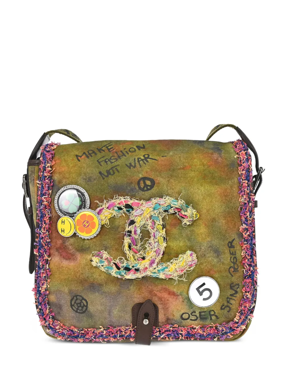 CHANEL Pre-Owned 2014-2015 Graffiti On The Pavements shoulder bag - Grün
