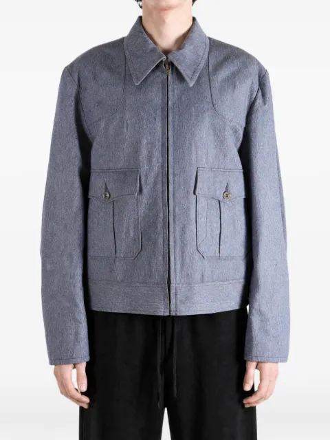 TAIGA TAKAHASHI LOT.330 US Letter zip-up flap-pocket jacket