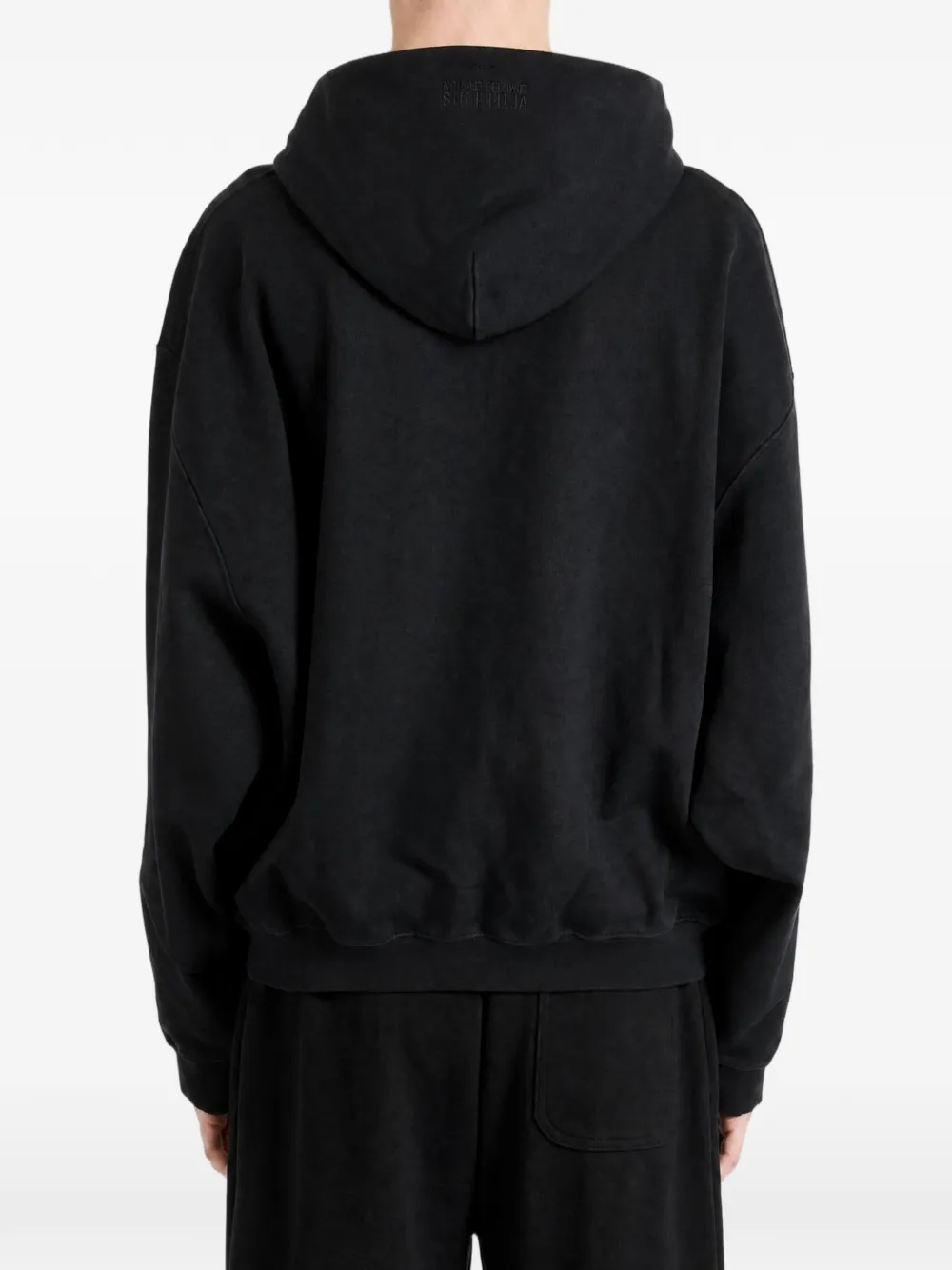 VETEMENTS Hoodie met tekst Zwart