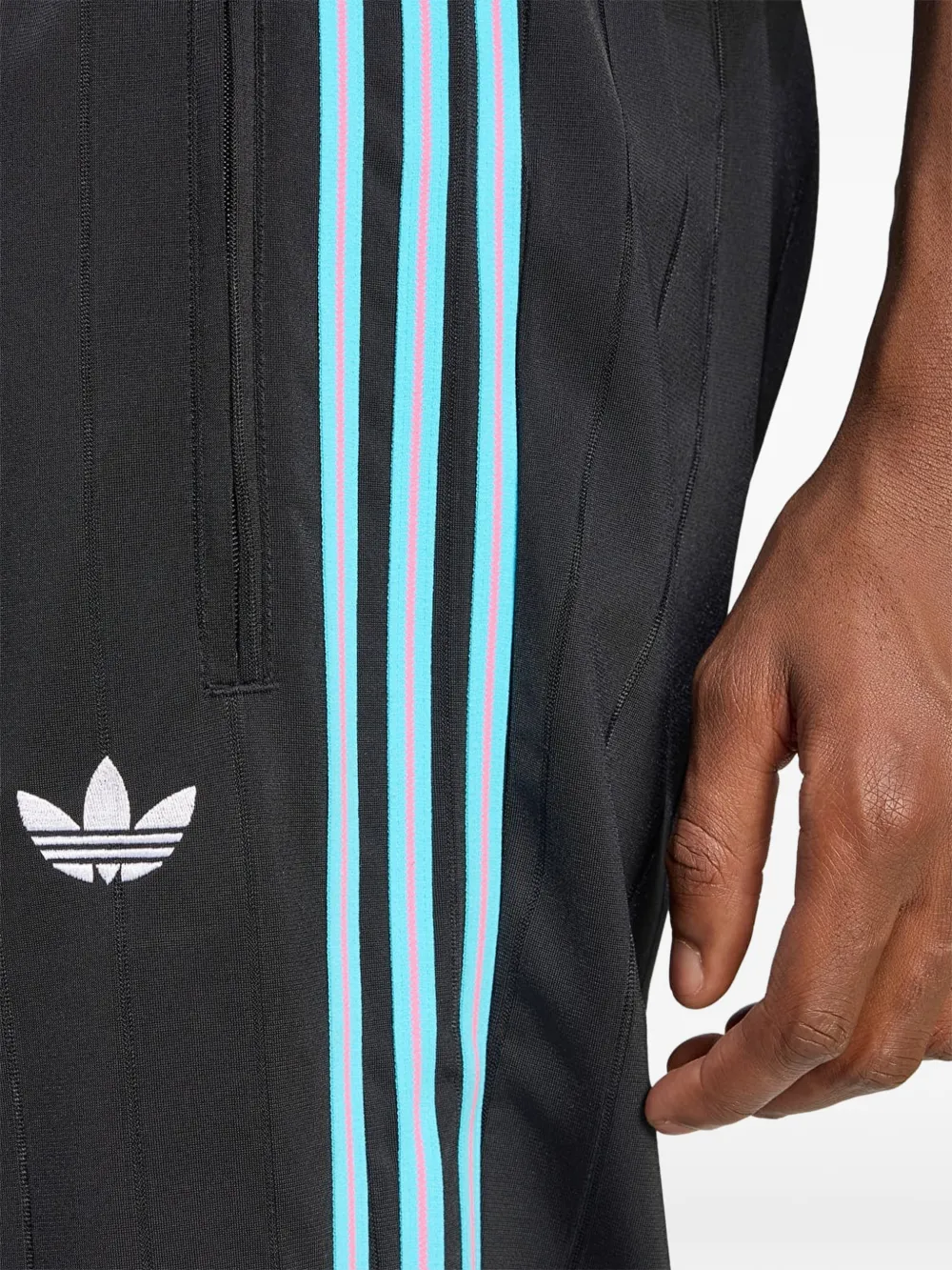 adidas Firebird Drop Needle track pants Zwart