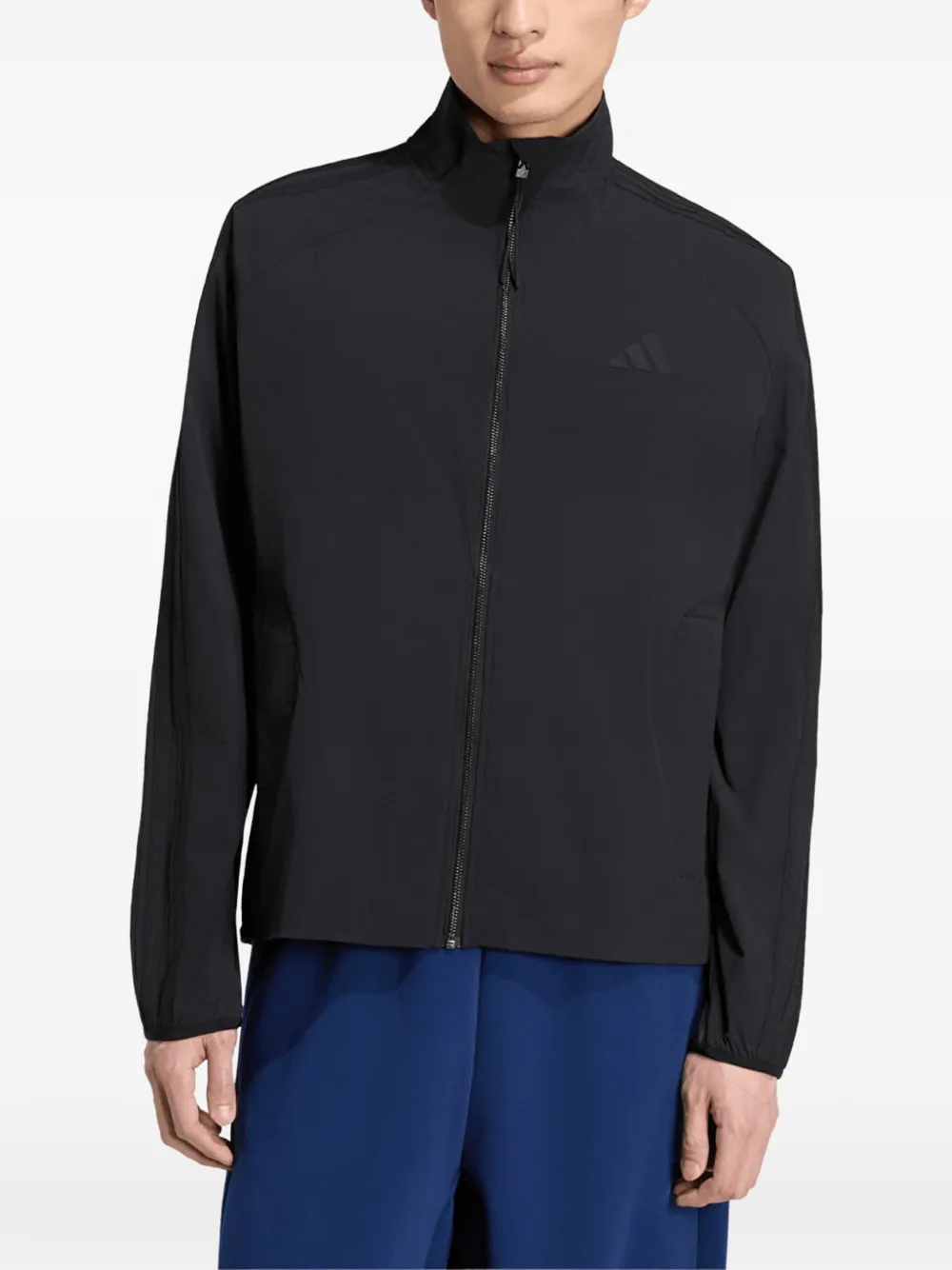 adidas City Tech 3-Stripes track top Zwart