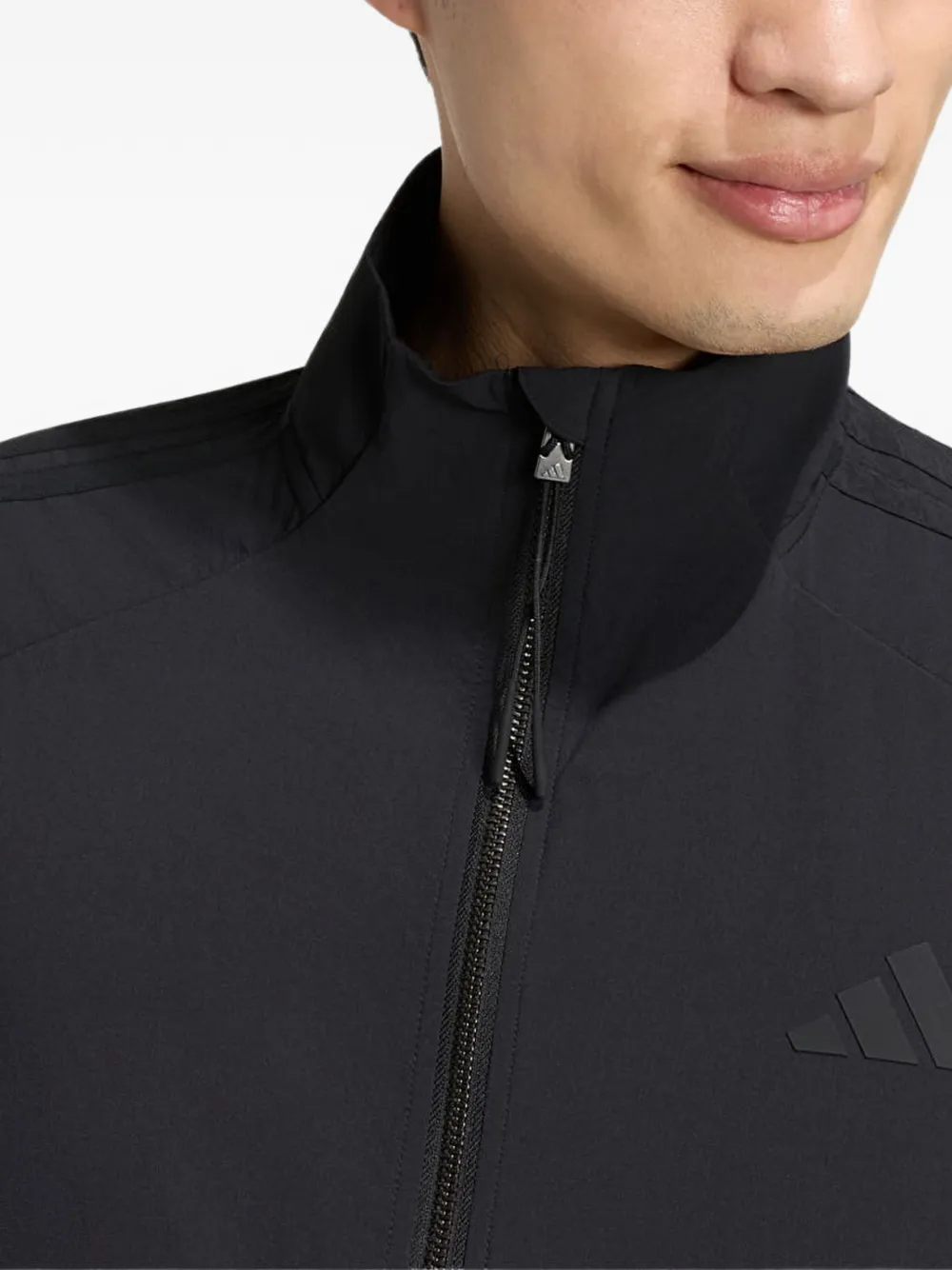 adidas City Tech 3-Stripes track top Zwart