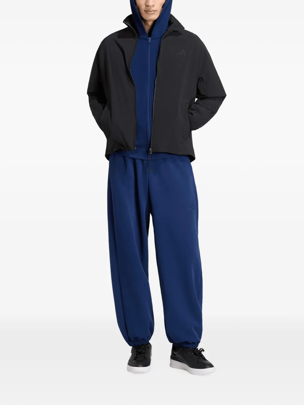 adidas City Tech 3-Stripes track top Zwart