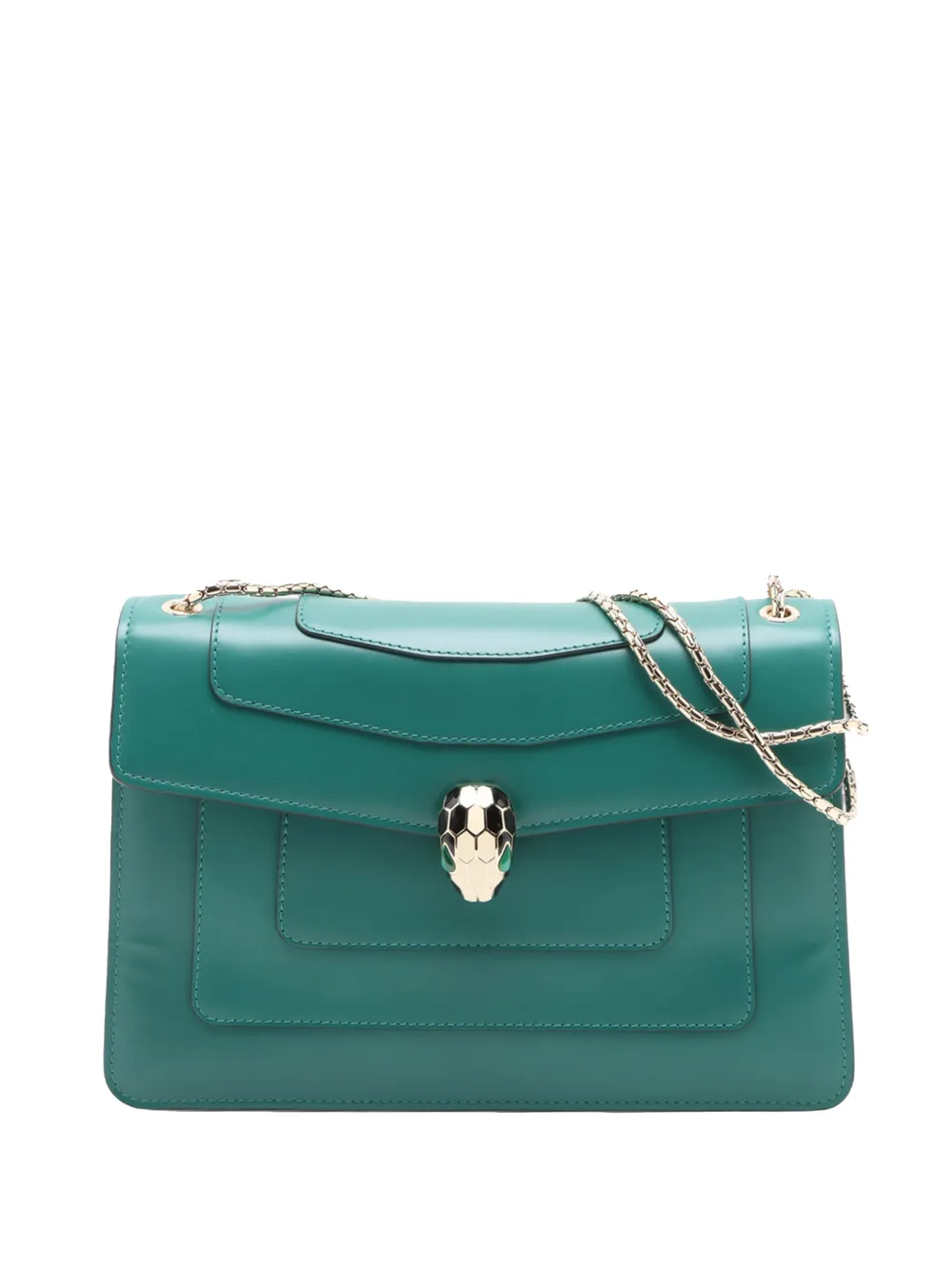 Bvlgari Pre-Owned 2020-2026 Medium Calfskin Serpenti Forever shoulder bag - Grün