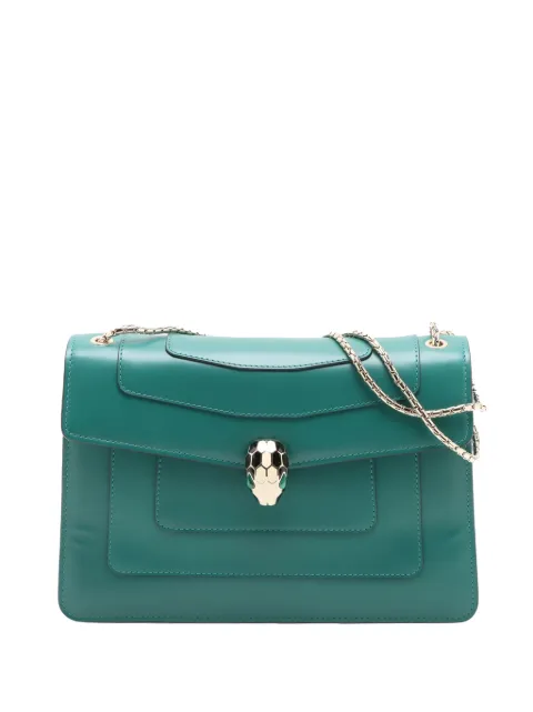 Bvlgari Pre-Owned 2020-2026 Medium Calfskin Serpenti Forever shoulder bag