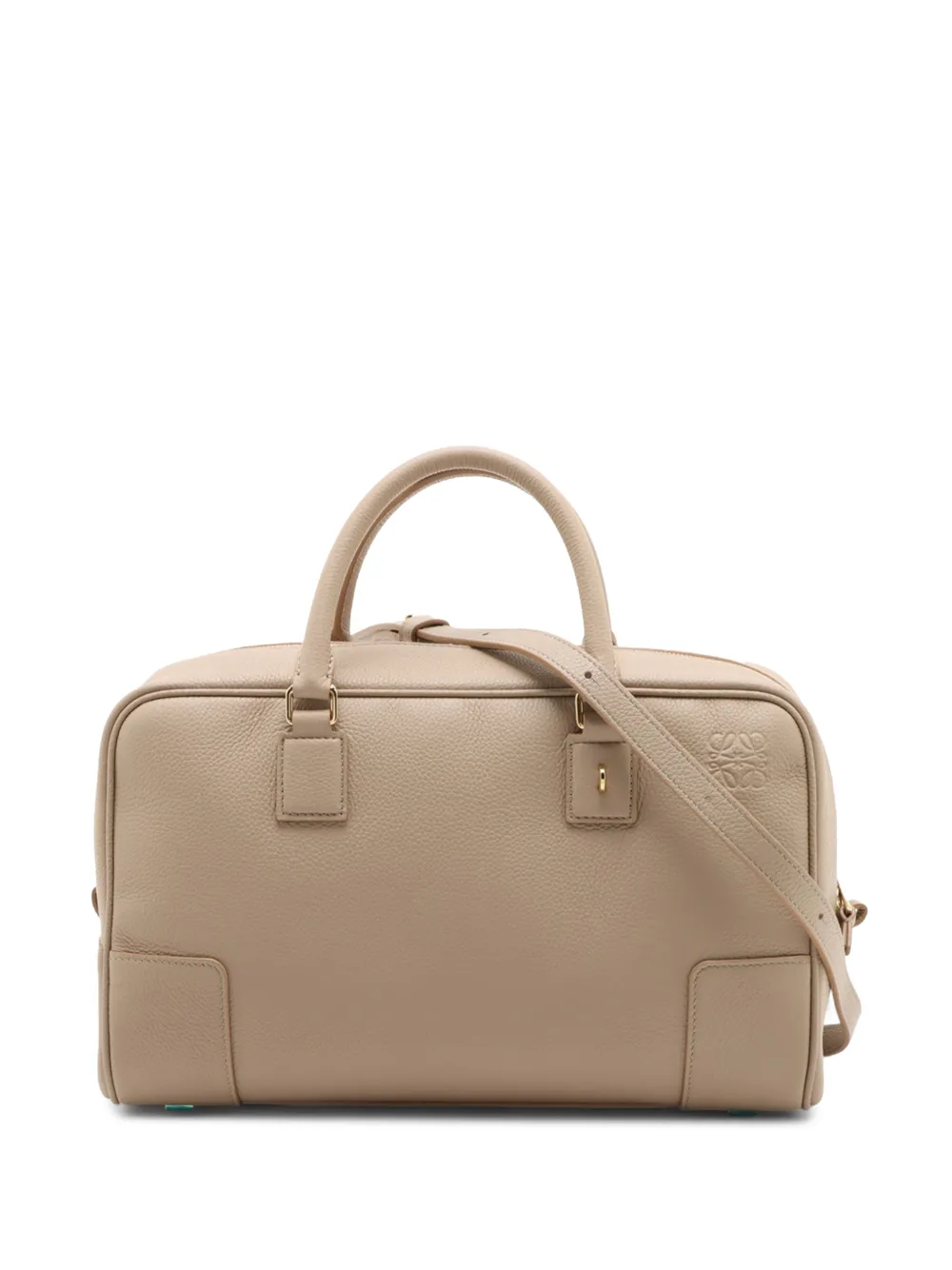 Loewe Pre-Owned 2015-2026 Leather Amazona 28 satchel - Nude